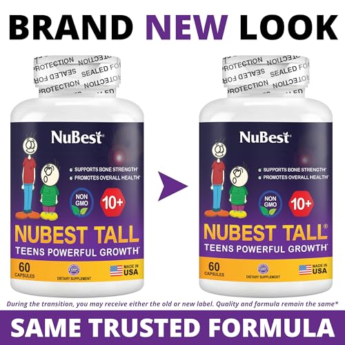 NuBest Tall 10+ powerful growth support for teens 60 capsules