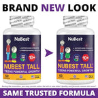 NuBest Tall 10+ powerful growth support for teens 60 capsules