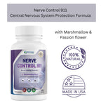 Nerve Control 911 - Natural Plant Based Nerve Health Supplement (60 Capsules)