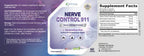 Nerve Control 911 - Natural Plant Based Nerve Health Supplement (60 Capsules)