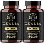 QUALIA MIND | The Ultimate Blend For Brain Health* | Doctor-Formulated Nootropic To Fuel Focus & Concentration* | Supports Long Term Brain Health| Maintain Drive & Productivity | 2 Month Supply