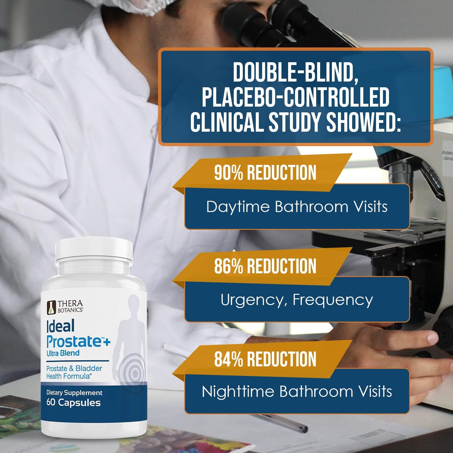Ideal Prostate - Powerful Prostate Supplement for Men – Natural Prostate Relief with Saw Palmetto, Beta Sitosterol, Lycopene, Zinc, Horsetail & Vitamin D3 – 60 Capsules