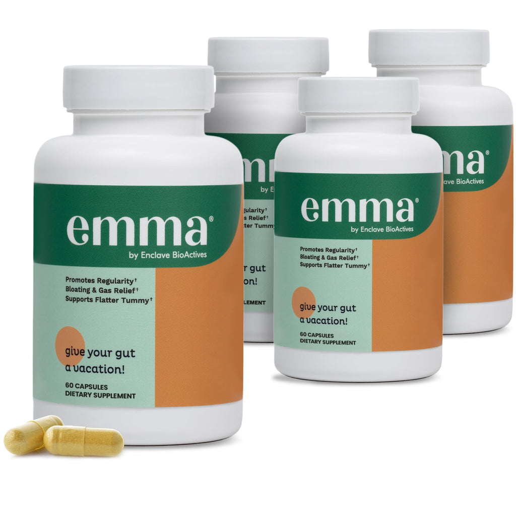Emma Gut Heath Gas and bloating relief supplement - 60 capsules