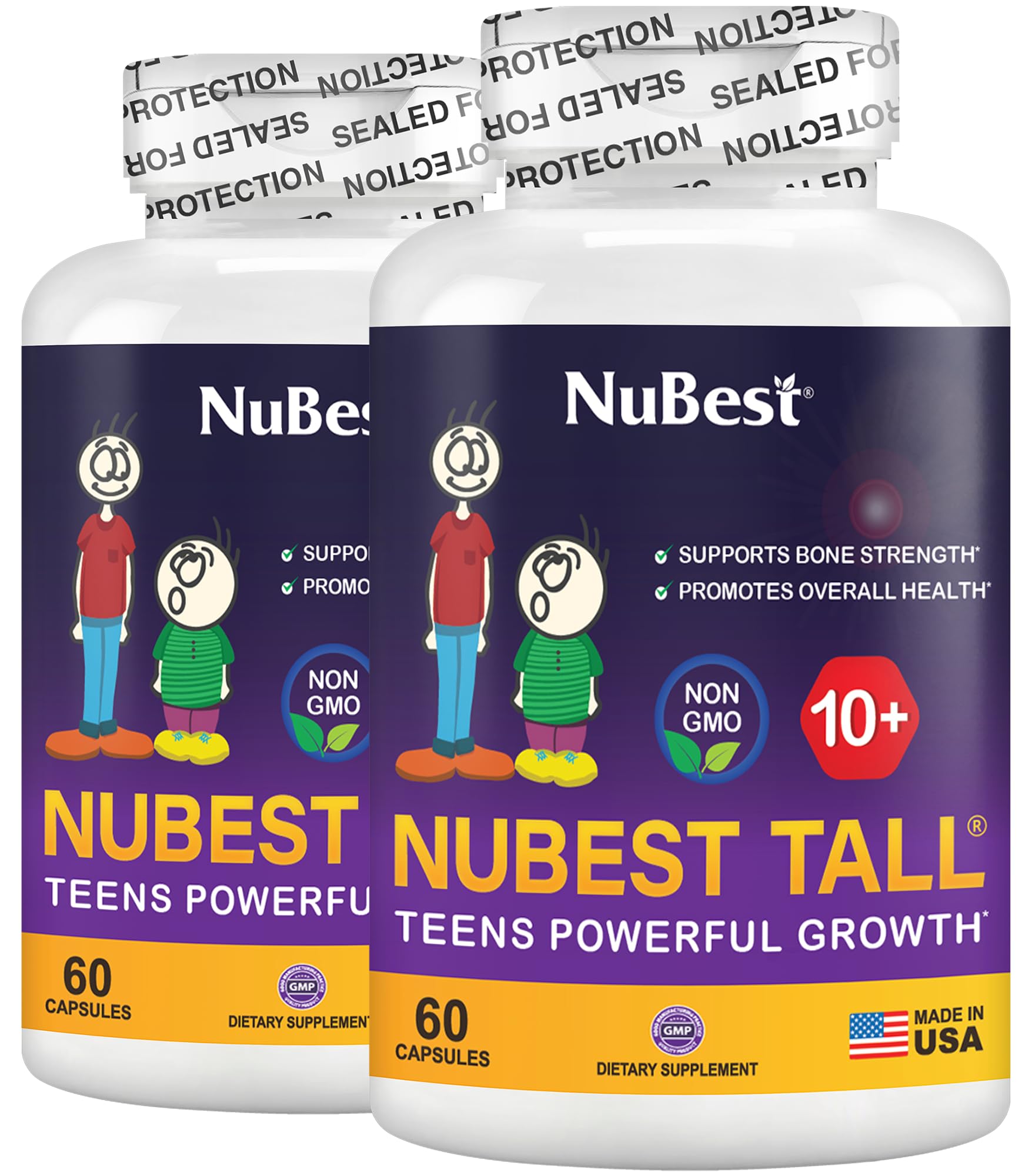 NuBest Tall 10+ powerful growth support for teens 60 capsules