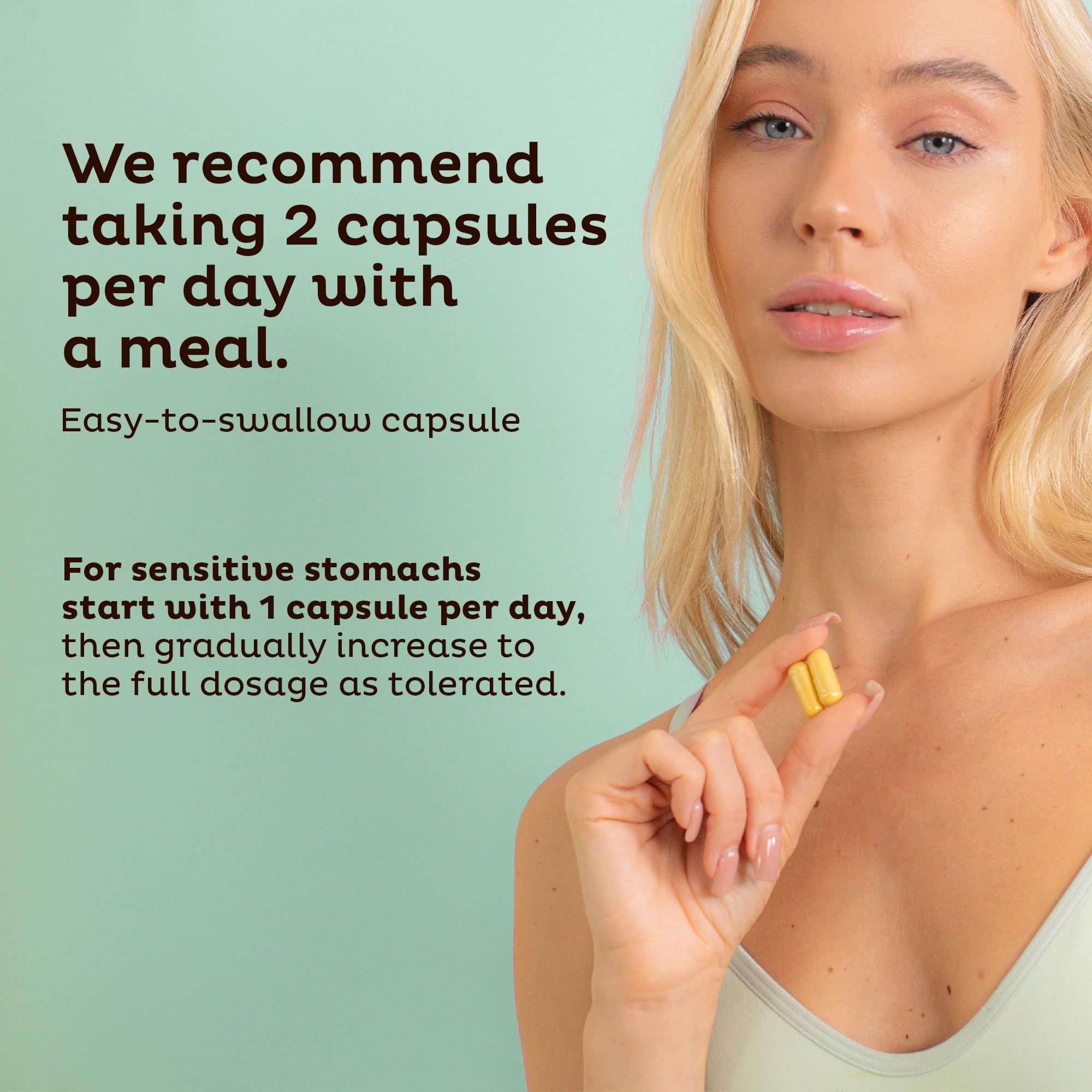 Emma Gut Heath Gas and bloating relief supplement - 60 capsules