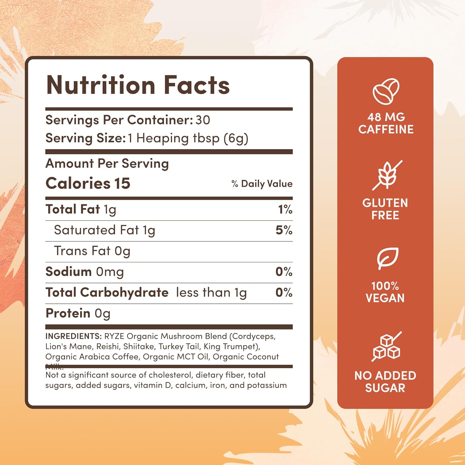 RYZE Organic Mushroom Coffee – Adaptogenic Blend for Energy, Focus & Mental Clarity