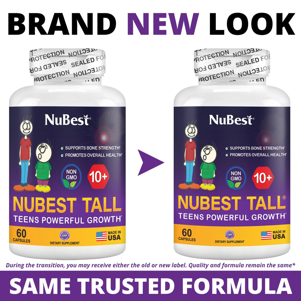 NuBest Tall 10+ powerful growth support for teens 60 capsules