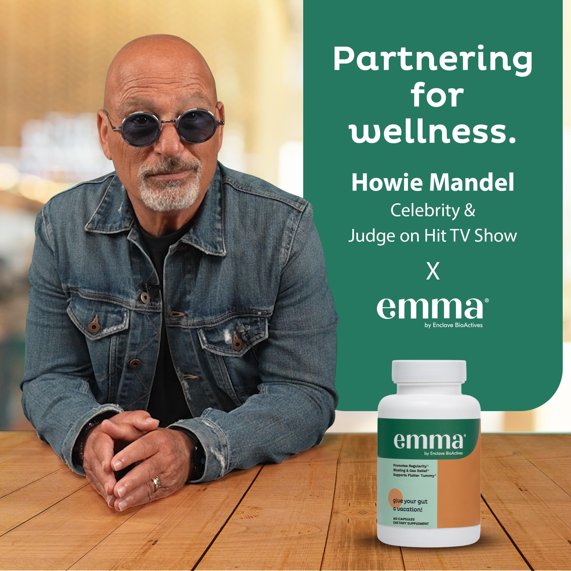 Emma Gut Heath Gas and bloating relief supplement - 60 capsules