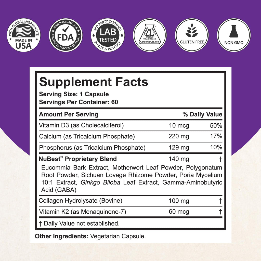 NuBest Tall 10+ powerful growth support for teens 60 capsules