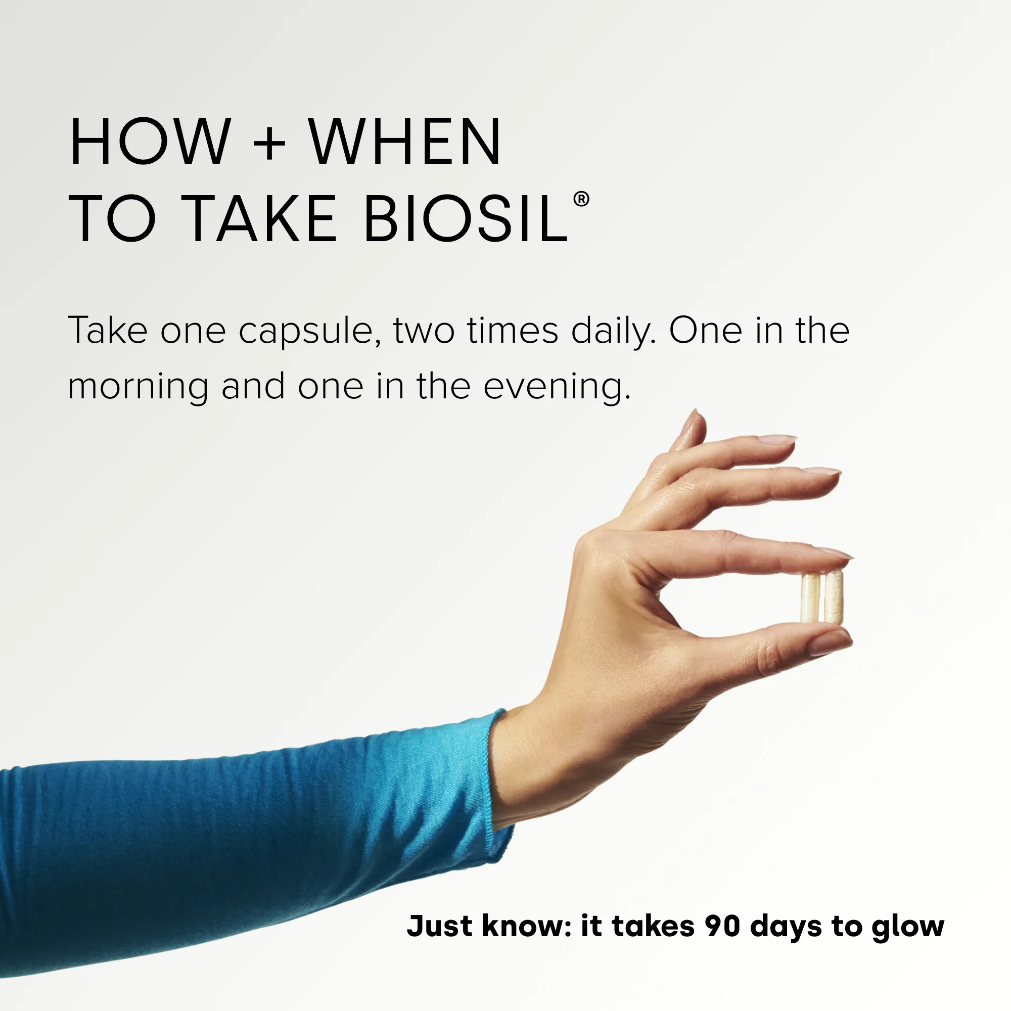 Biosil Collagen Booster Supplement - 120 Original Capsules - Patented ch-OSA Activator for Skin, Hair, Nails & Joints - Supports Natural Production - 60-Day Supply